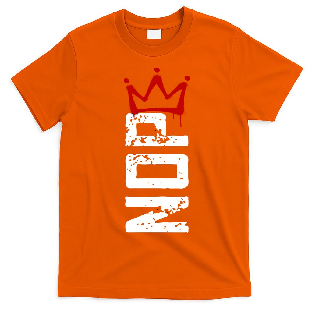 No Kings Protest Sign Vertical T-Shirt