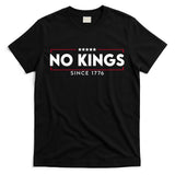 No Kings Since 1776 Simple Logo T-Shirt