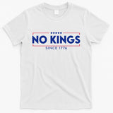 No Kings Since 1776 Simple Logo T-Shirt