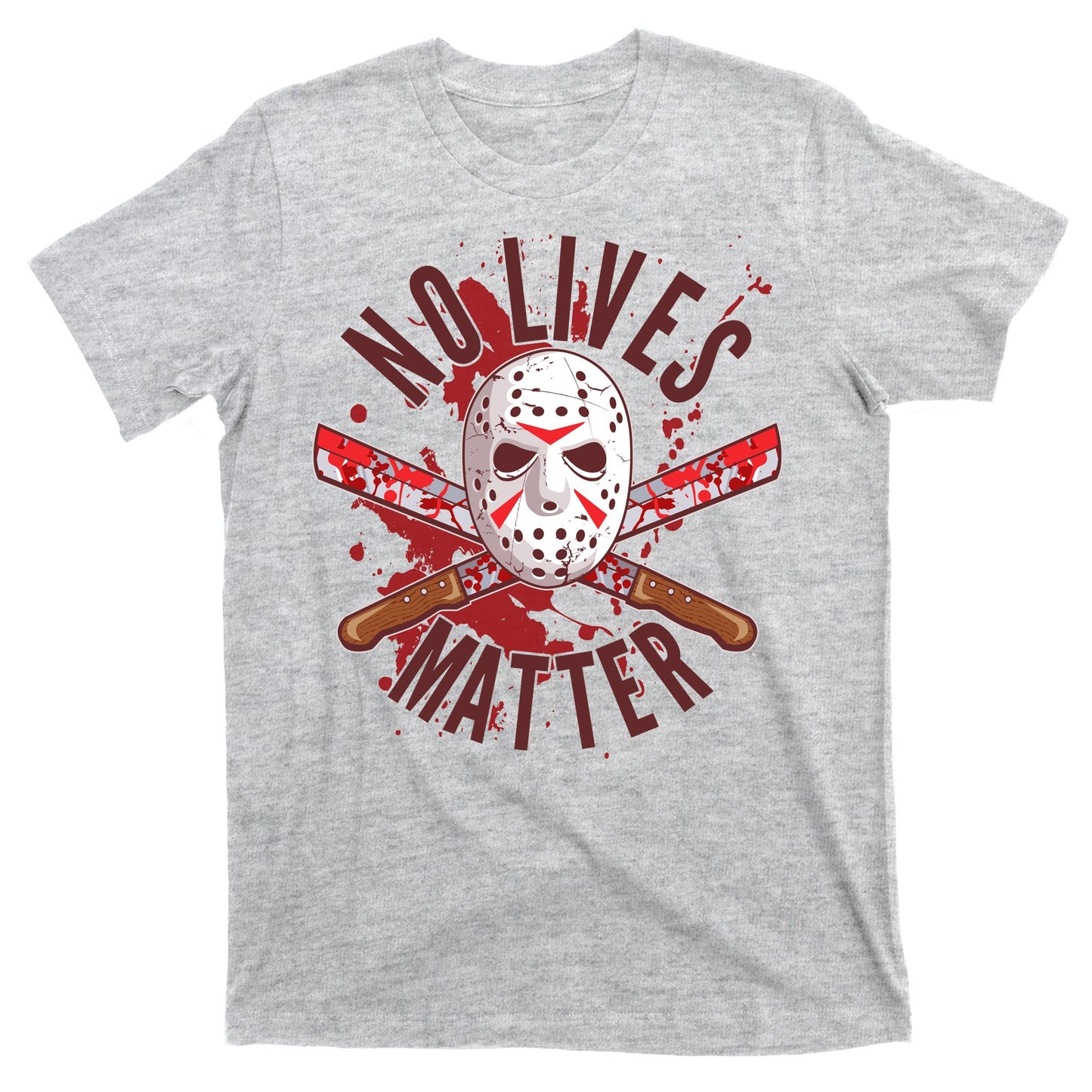 No Lives Matter Jason Hockey Mask T-Shirt