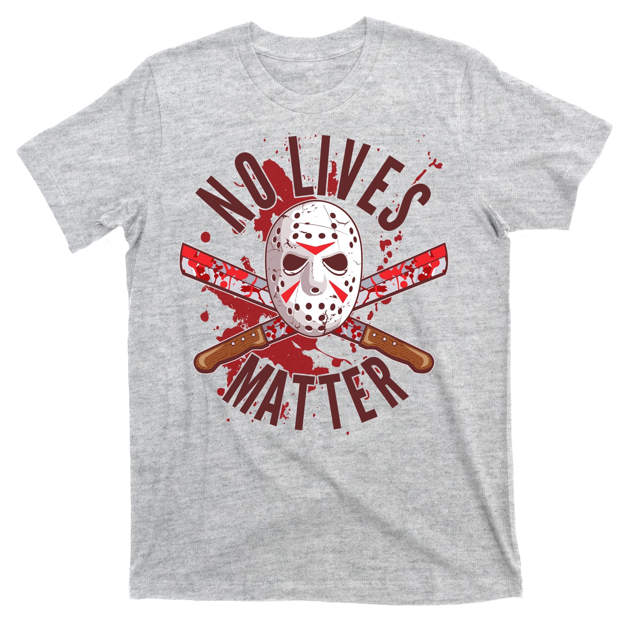 No Lives Matter Jason Hockey Mask T-Shirt