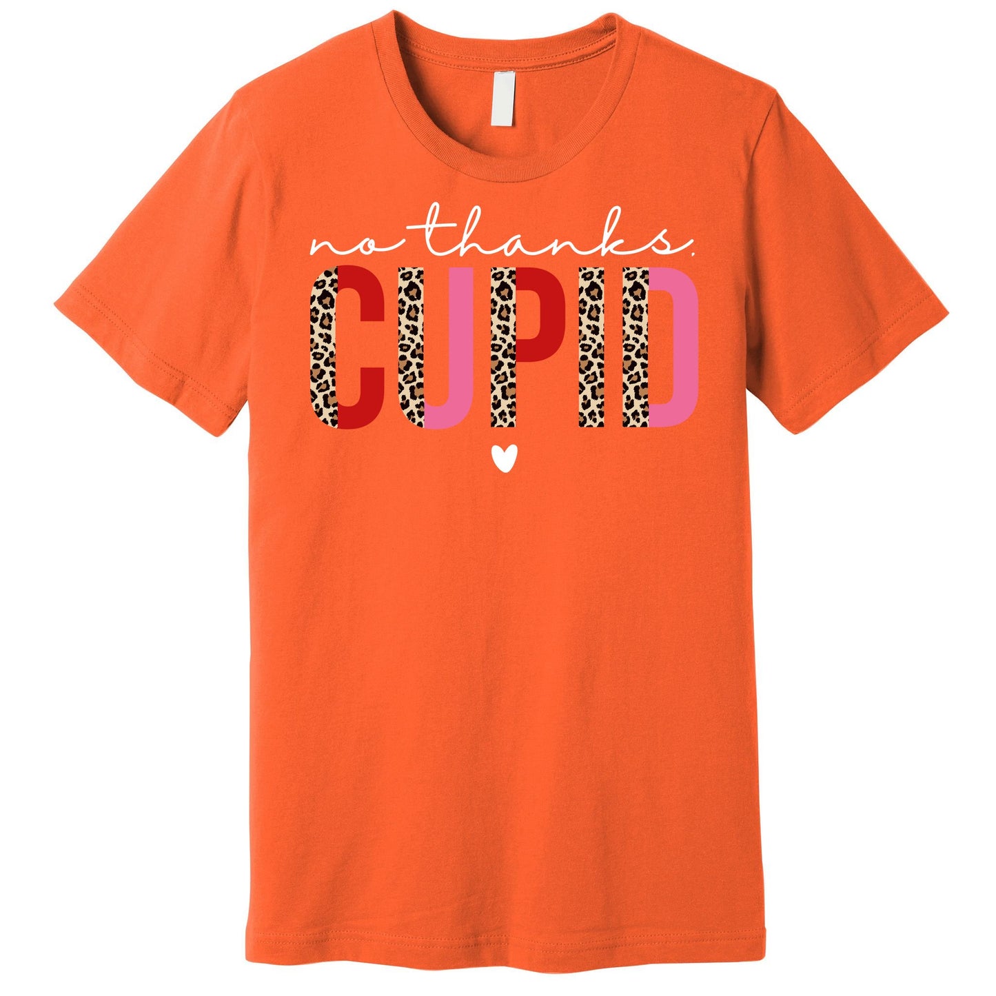 No Thanks Cupid Funny Anti Valentine Premium T-Shirt