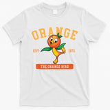 Orange Bird Beach Summer Vacation Flower And Garden T-Shirt