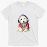 Old English Sheepdog Puppy USA Flag American Dogs 4th Of July T-Shirt
