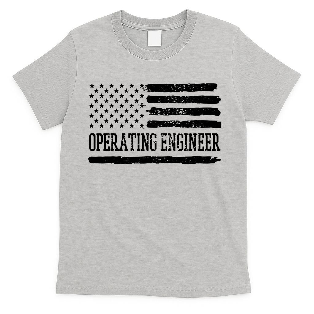 Operating Engineer USA Flag T-Shirt