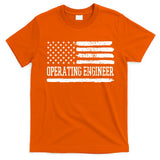 Operating Engineer USA Flag T-Shirt