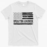 Operating Engineer USA Flag T-Shirt