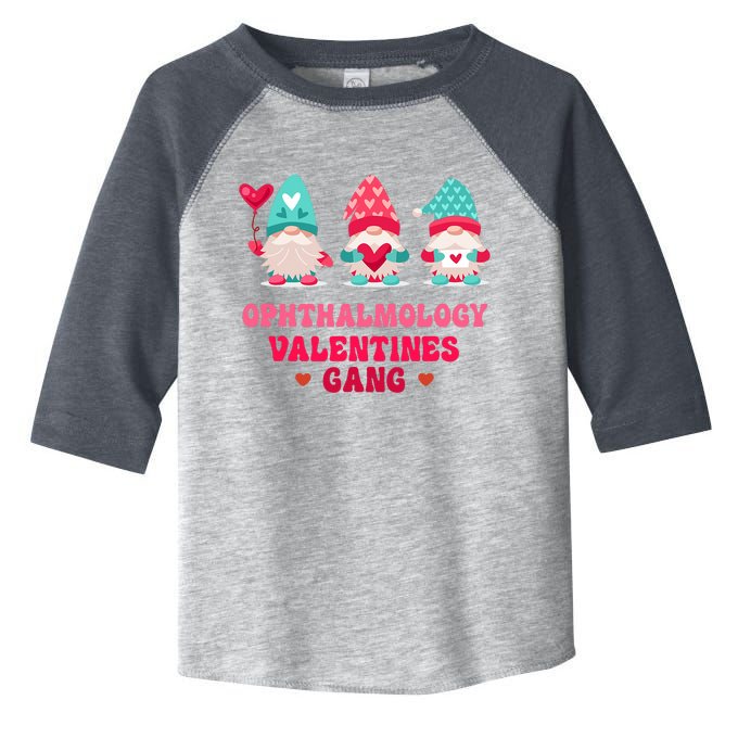 Ophthalmology Gnomes Nurse Valentines Day Toddler Fine Jersey T-Shirt