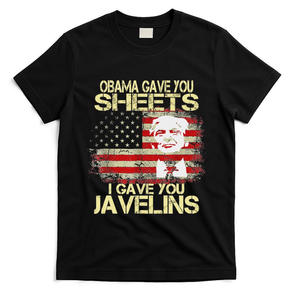 Obama Gave You Sheet I Gave You Javelins Trump Zelensky T-Shirt