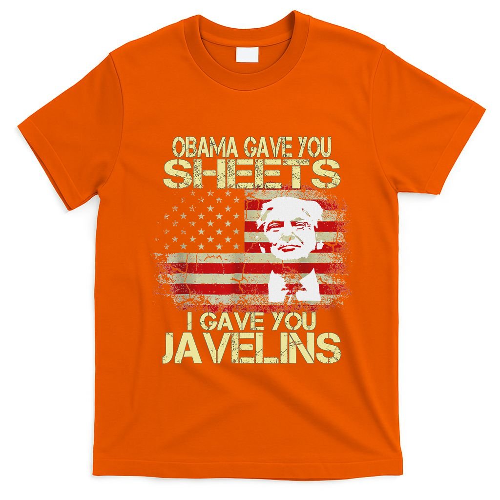 Obama Gave You Sheet I Gave You Javelins Trump Zelensky T-Shirt