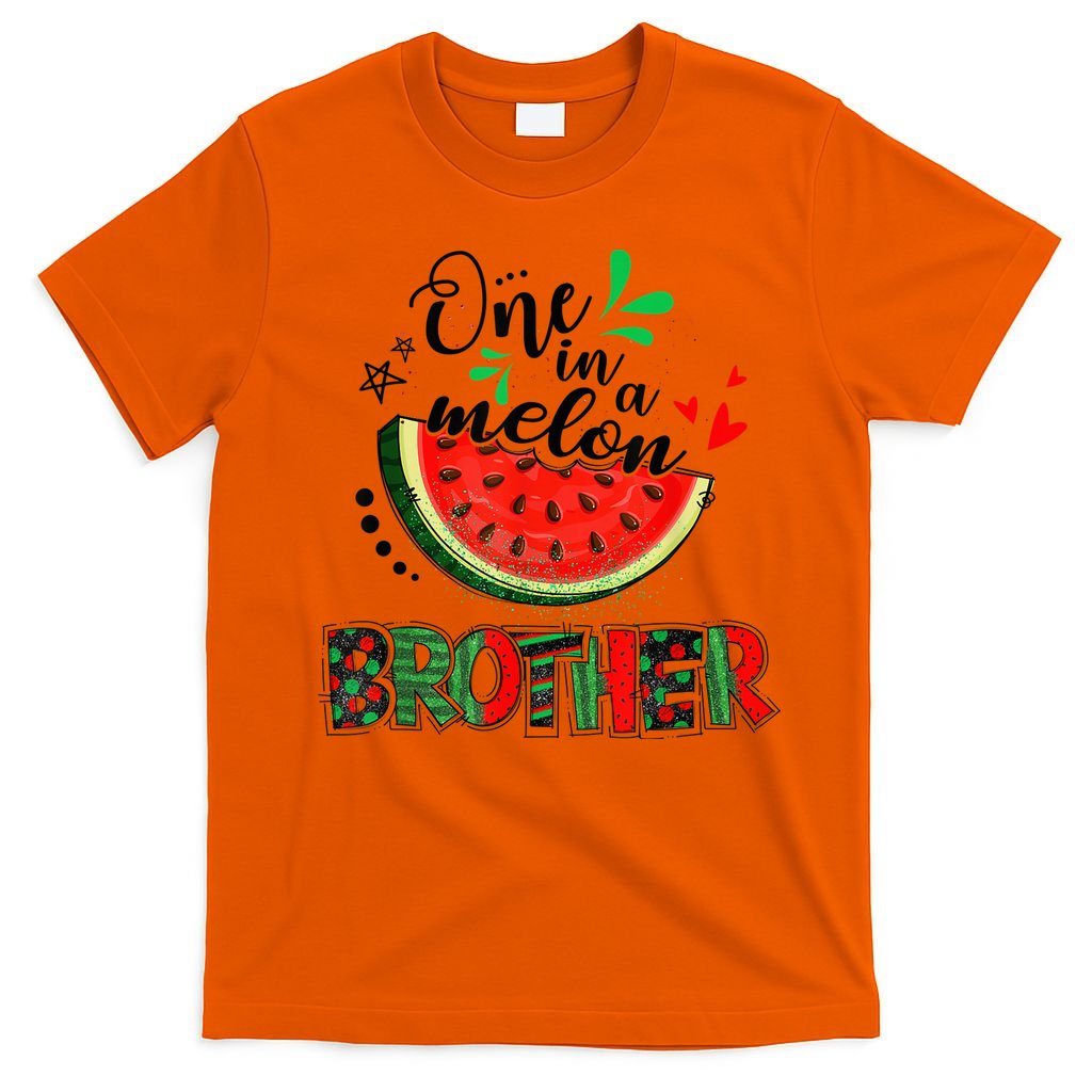 One In A Melon Brother Watermelon Family Matching Summer T-Shirt