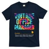 Office Manager Appreciation Week Back To School T-Shirt