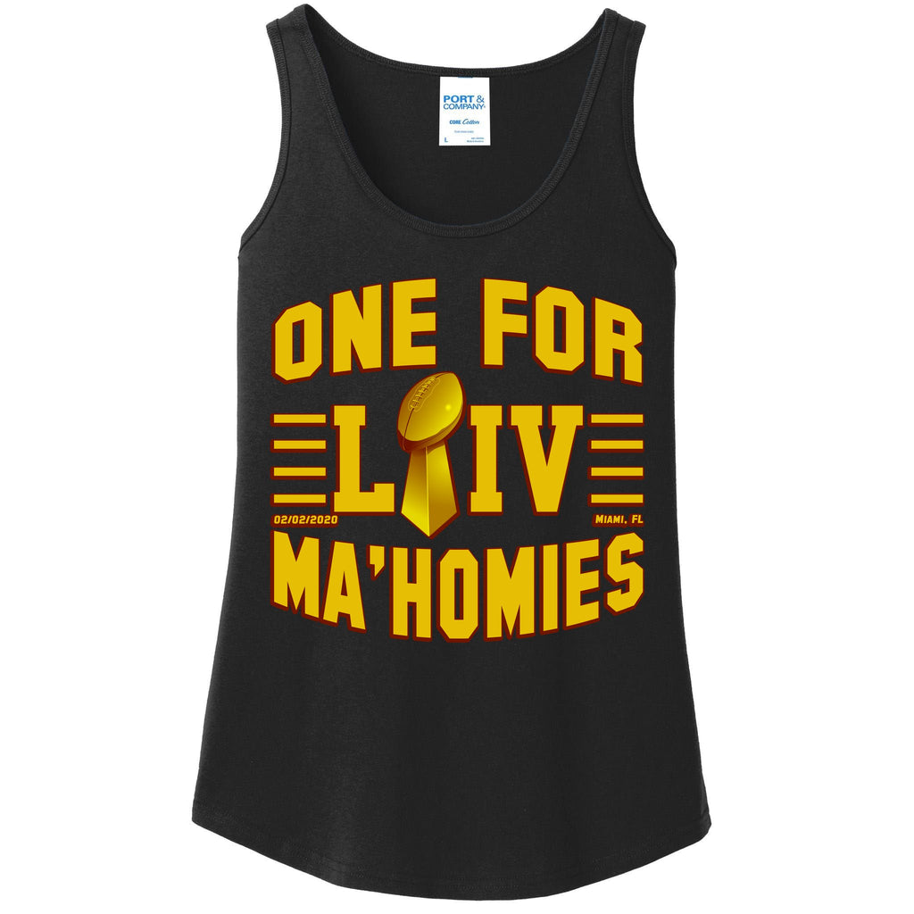 One For Ma'Homies LIV Champ Kansas City Football Ladies Essential Tank