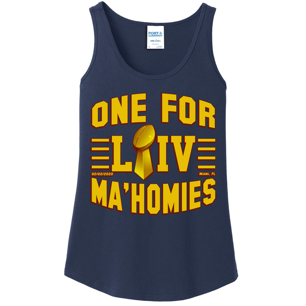 One For Ma'Homies LIV Champ Kansas City Football Ladies Essential Tank