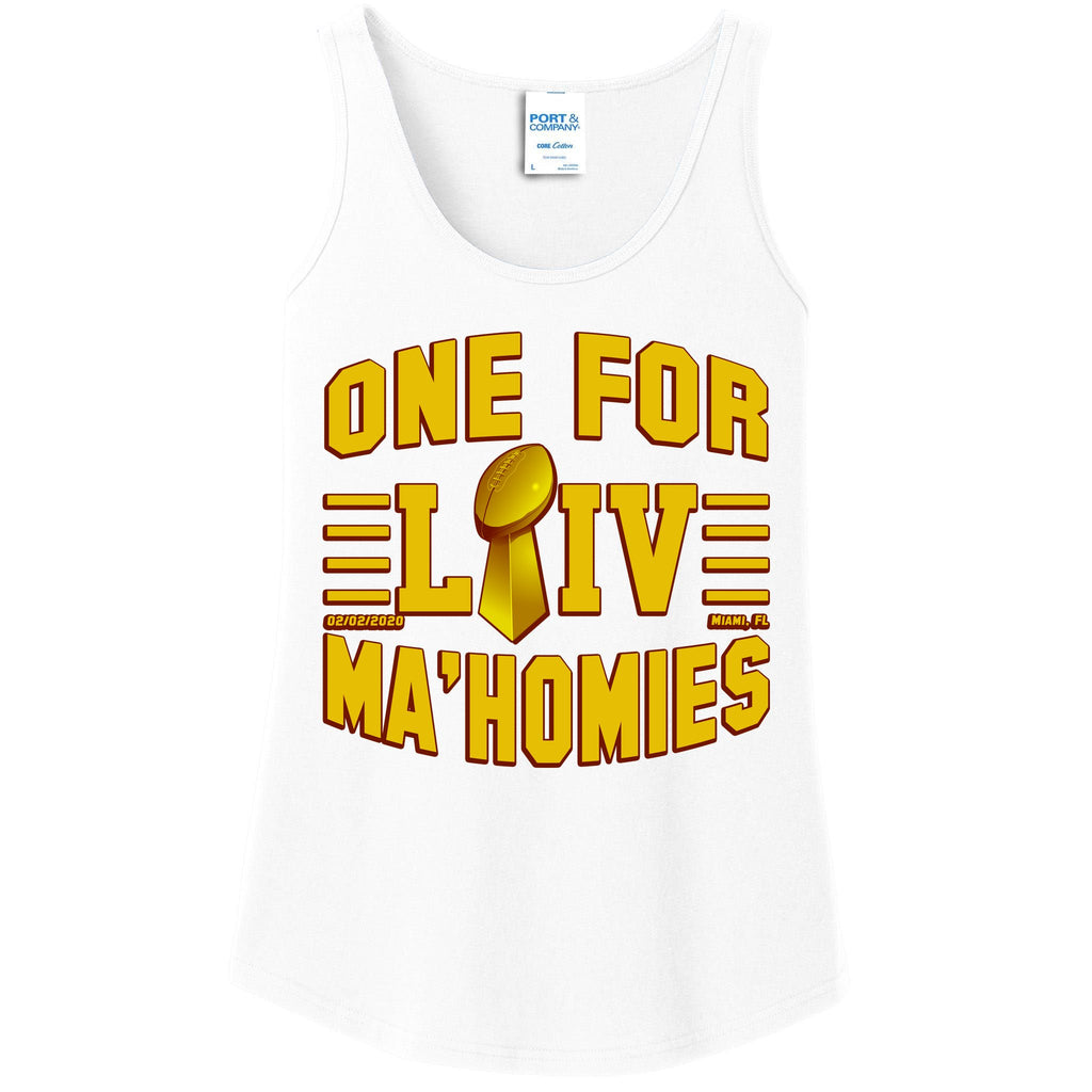 One For Ma'Homies LIV Champ Kansas City Football Ladies Essential Tank