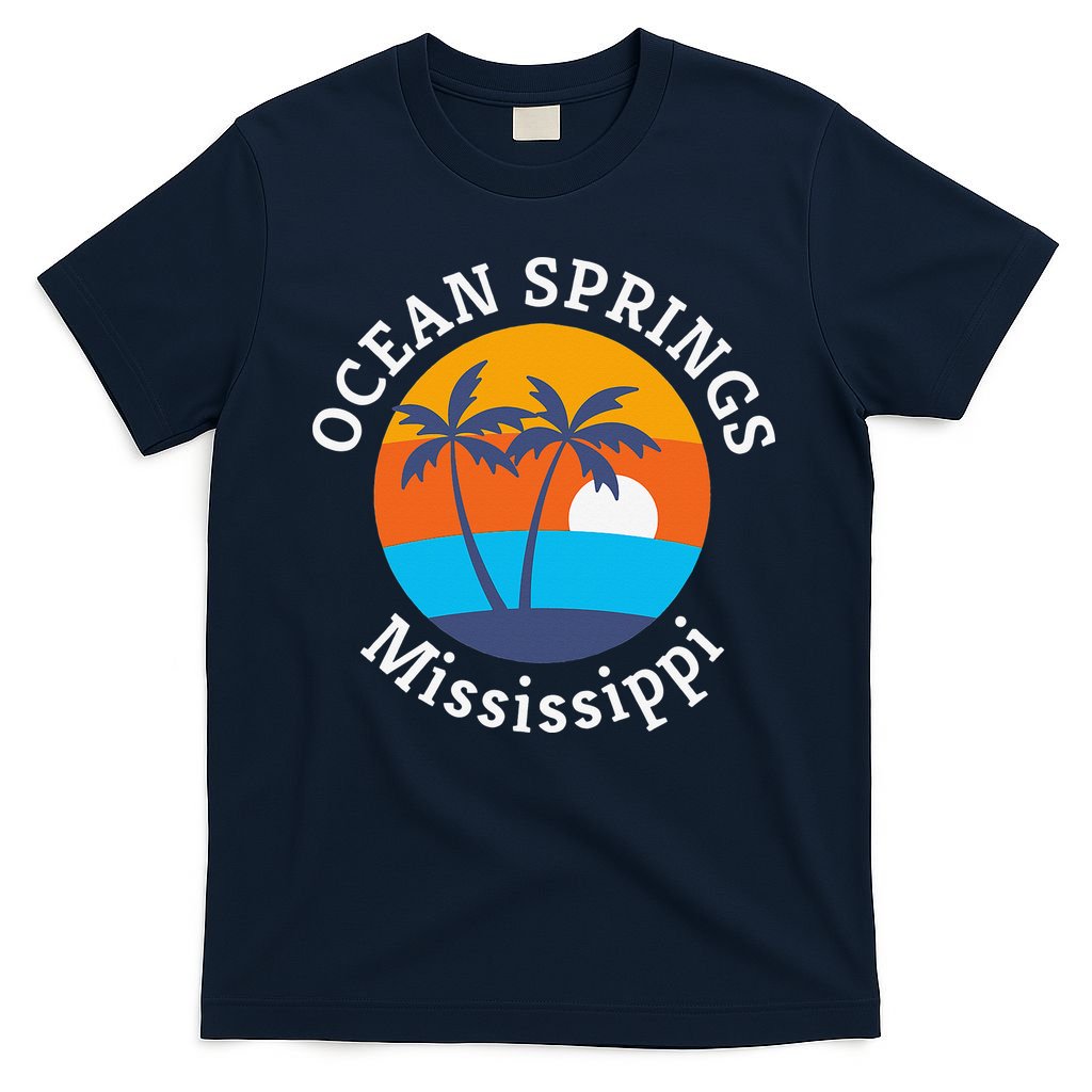 Ocean Springs Beach Mississippi Summer Vacation Souvenir T-Shirt