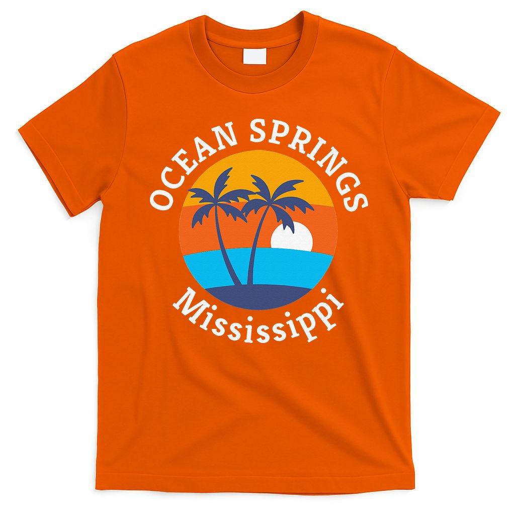 Ocean Springs Beach Mississippi Summer Vacation Souvenir T-Shirt