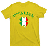 O'Talian Italian Irish Shamrock St. Patrick's Day T-Shirt