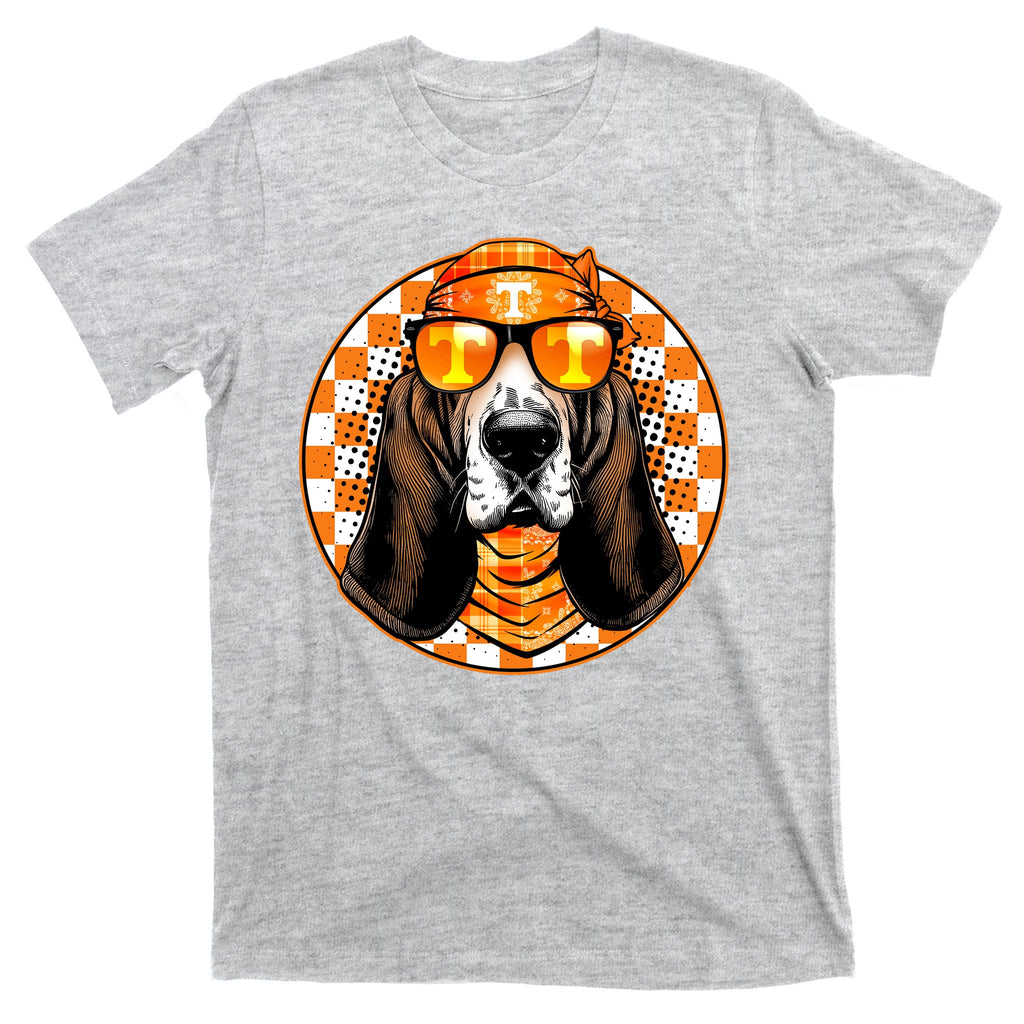 Orange Tennessee Hound College Football Sports Fan T-Shirt
