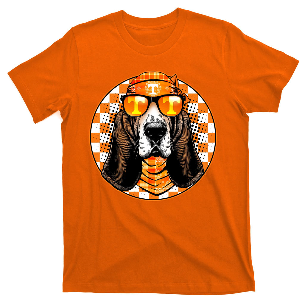 Orange Tennessee Hound College Football Sports Fan T-Shirt