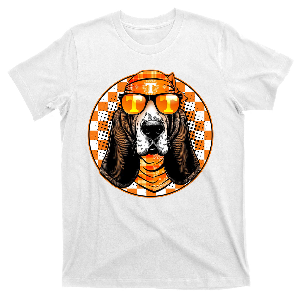 Orange Tennessee Hound College Football Sports Fan T-Shirt