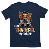 One Thankful Mama Fall Thanksgiving Festive T-Shirt