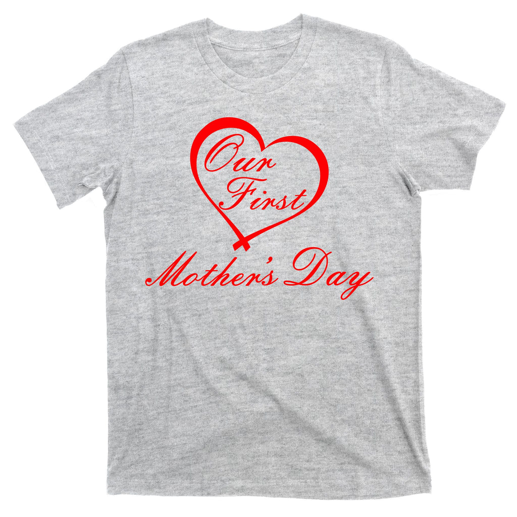 Our First Mother's Day Love Heart T-Shirt