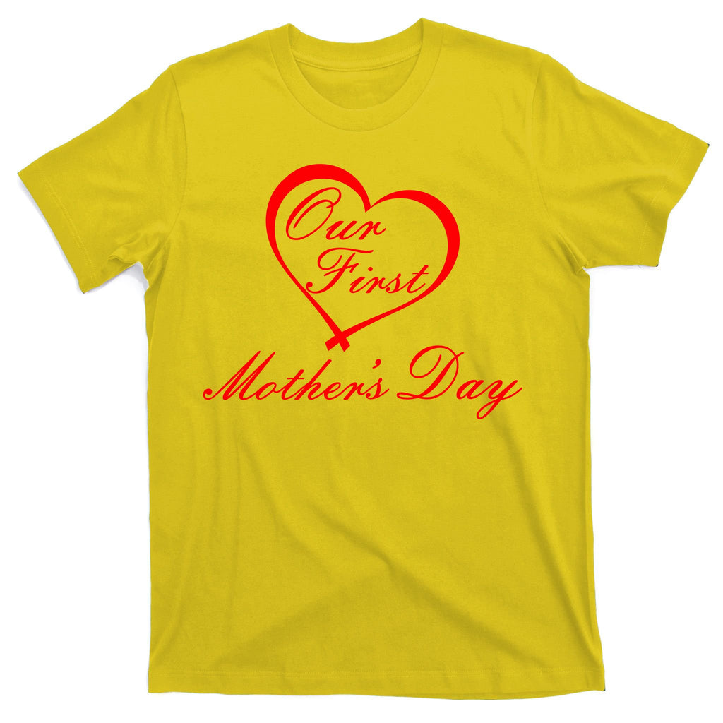 Our First Mother's Day Love Heart T-Shirt