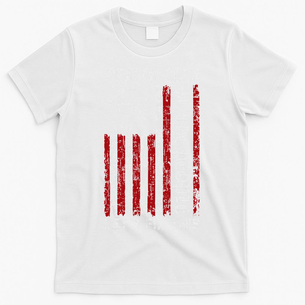 Obama Vintage Flag Retro Patriotic 2028 Political Protest T-Shirt