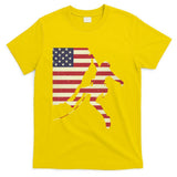 Patriotic 4th Of July American Usa Flag Rock Climbing Meaningful Gift T-Shirt