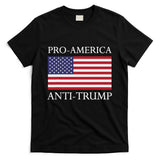 Pro America Anti Trump American Usa Flag Resist T-Shirt