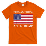 Pro America Anti Trump American Usa Flag Resist T-Shirt