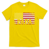 Papa American Flag FatherS Day 4th Of July Gift Grandpa Gift T-Shirt