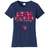 Pregnancy Announcement Little Valentine In The Making Women's T-Shirt