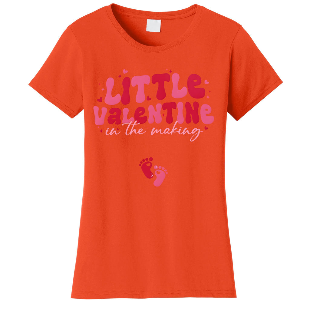 Pregnancy Announcement Little Valentine In The Making Women's T-Shirt