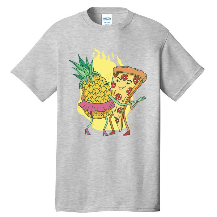 Pizza And Pineapple Dancing Tall T-Shirt