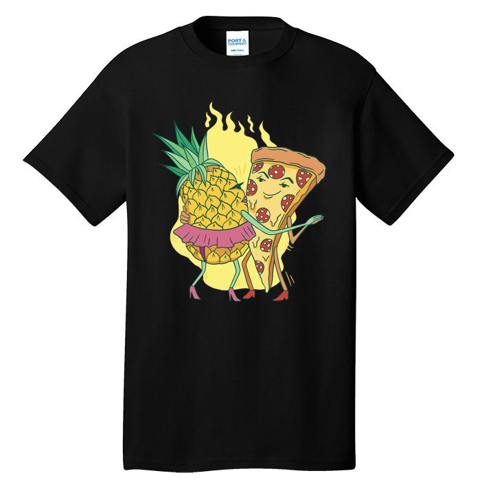 Pizza And Pineapple Dancing Tall T-Shirt