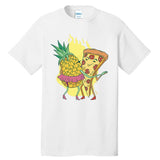 Pizza And Pineapple Dancing Tall T-Shirt