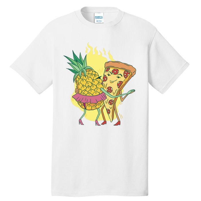 Pizza And Pineapple Dancing Tall T-Shirt