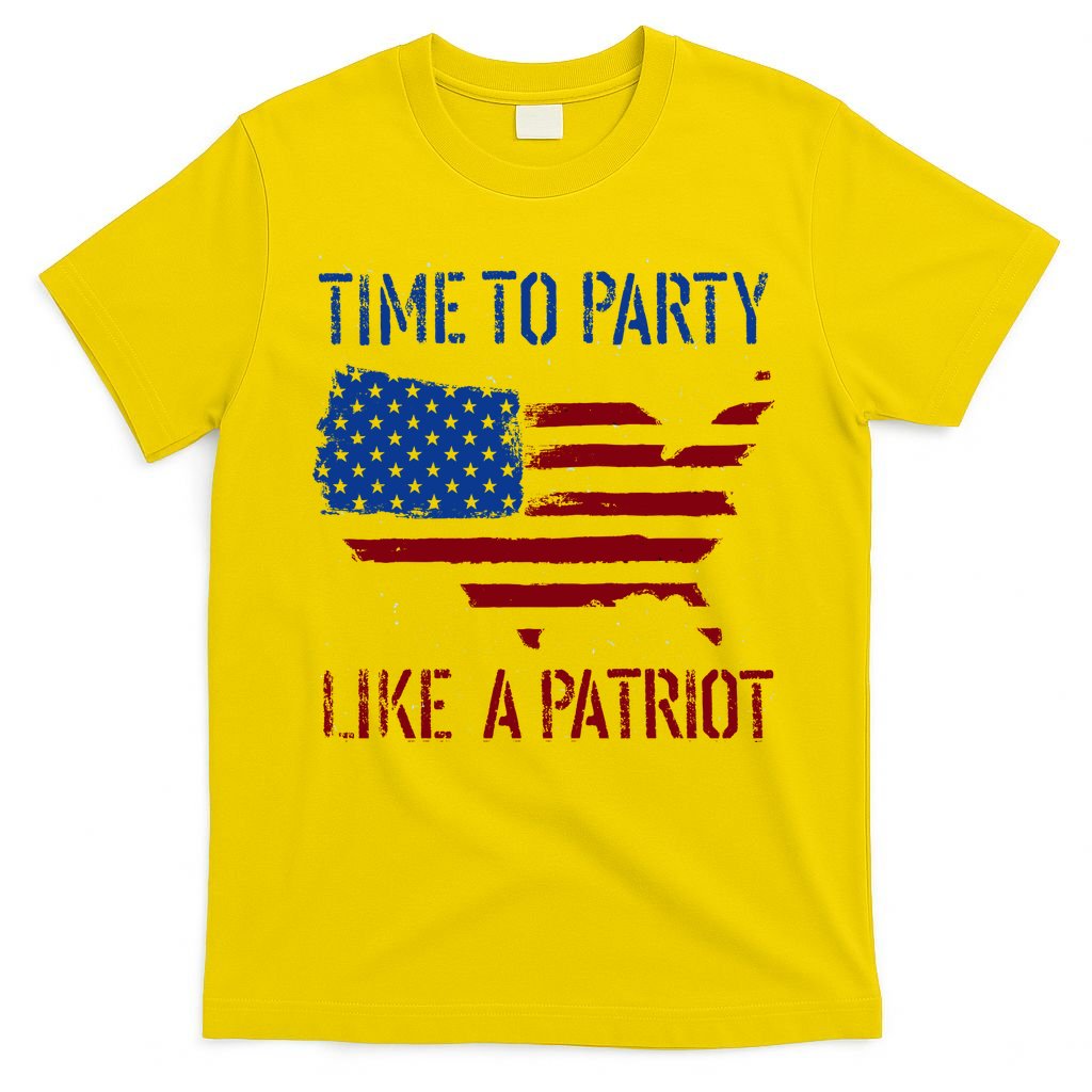 Party Like A Patriot USA Pride T-Shirt