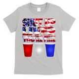 Patriotic Shut Up Liver You're Fine USA  T-Shirt