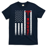 Patriotic American USA Flag Registered Nurse T-Shirt