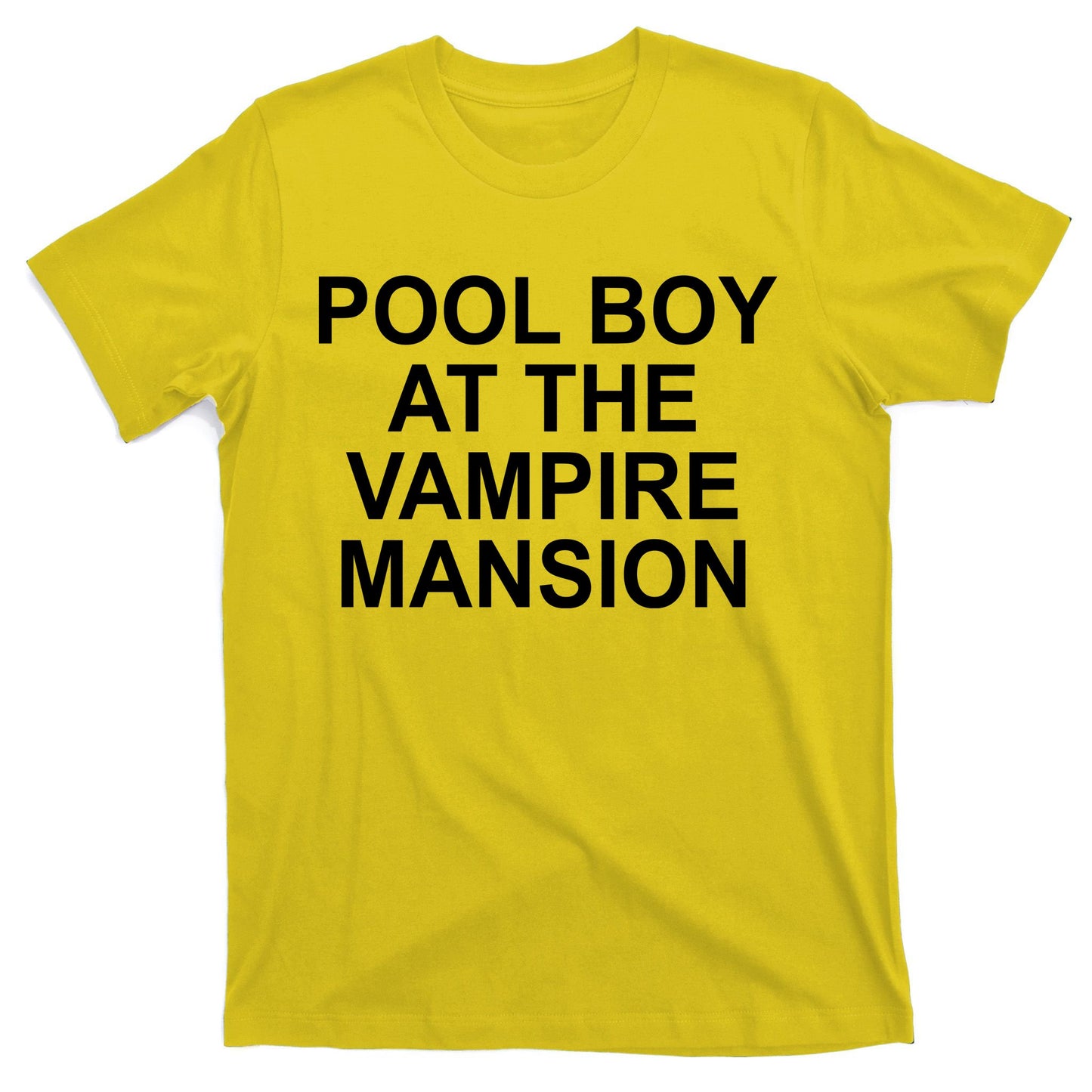 Pool Boy At The Vampire Mansion T-Shirt