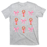 Pink Bow Cute Coquette Crawfish Y2k Clean Girl Aesthetic T-Shirt