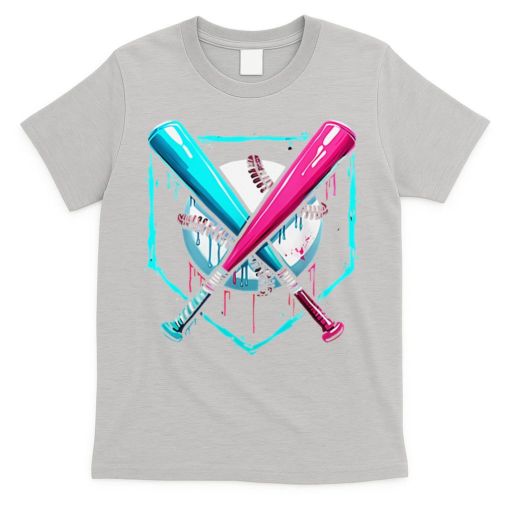 Pocket Baseball Drip Bats Ice Cream Drip Sports T-Shirt