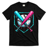 Pocket Baseball Drip Bats Ice Cream Drip Sports T-Shirt