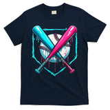 Pocket Baseball Drip Bats Ice Cream Drip Sports T-Shirt