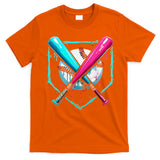 Pocket Baseball Drip Bats Ice Cream Drip Sports T-Shirt