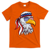 Patriotic Bald Eagle Mullet USA American Flag 4th Of July T-Shirt