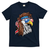 Patriotic Bald Eagle Mullet USA American Flag 4th Of July T-Shirt